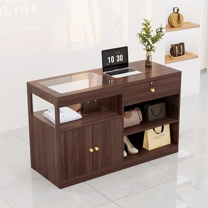 Beauty salon reception desk, clothing store cash counter, popular women's clothing retro vintage cash bar counter for small shops Beauty salon reception desk, clothing store cash counter, popular women's clothing retro vintage cash bar counter for small shops