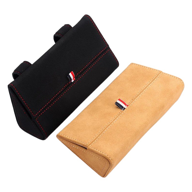Car glasses box multifunctional car sunglasses storage bracket car glasses box sun visor clip car interior