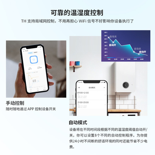 SONOFF TH16 Elite SI7021 DS18B20 Timer Temperature and Humidity Switch Controller