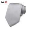 Powerful merchant supplies satin solid color 8cm fashion business professional men's tie