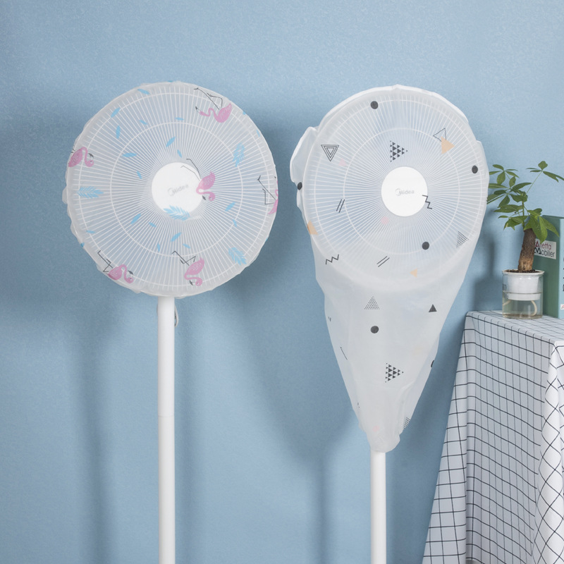 Cubierta de ventilador eléctrico con todo incluido ventilador eléctrico cubierta de polvo piso tipo hogar ventilador piso cubierta vertical ventilador eléctrico paso