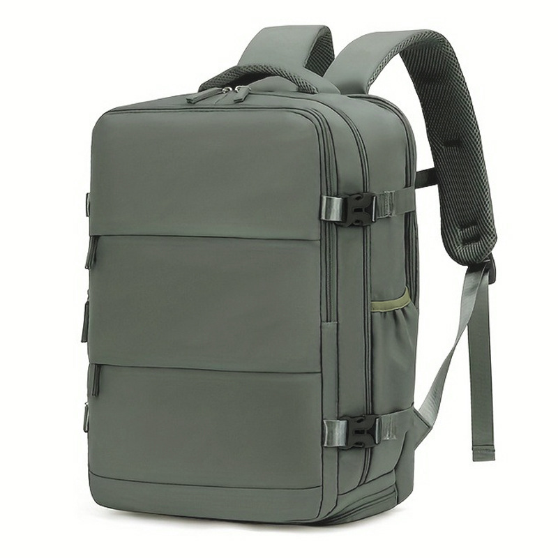 Mochila para Computadora de Viaje de Negocios 180° de Tela Oxford Gran Capacidad para Uso Diario