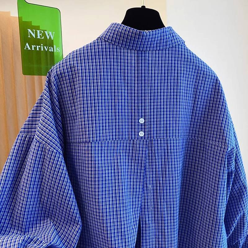 Blue plaid