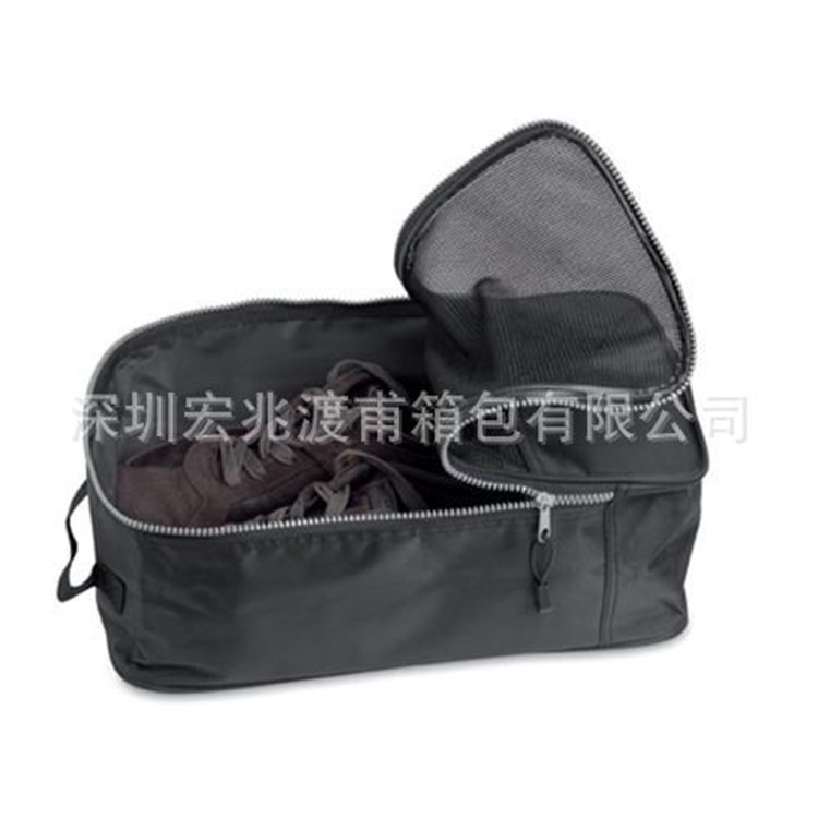深圳厂家直销 供应透气网盖尼龙鞋袋 男士皮鞋