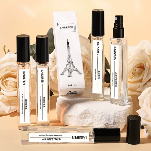 Cross-border 10ml perfume sample men's and women's manufacturers wholesale light fragrance strong fragrance trembles with stalls lasting fragrance