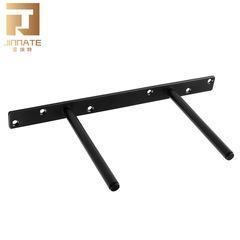 Wall-mounted hidden support shelf bracket Black invisible concealed partition bracket Single-layer shelf bracket