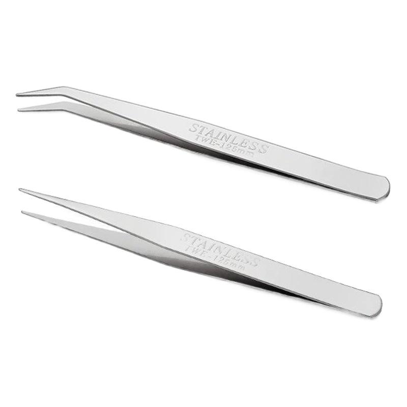Фабрика Прямой ремонт пинцета из нержавеющей стали ручной работы DIY 125 мм зажим для инструмента прямой локоть острый Шитье