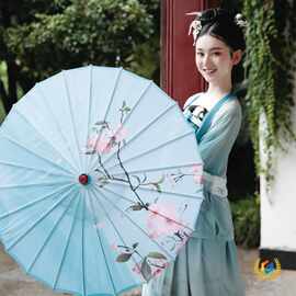 批发绸布伞印花伞舞蹈演出伞旗袍走秀伞古典吊顶装饰伞拍照道具伞