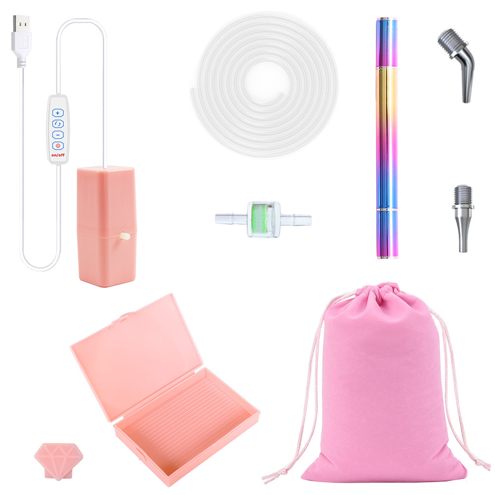 Pintura de diamantes nuevo bolígrafo de perforación de puntos eléctrico Amazon nuevo bolígrafo de succión al vacío broca de punto de succión herramienta de bricolaje