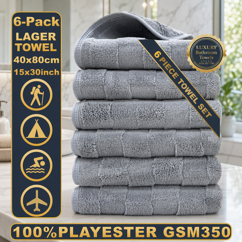 Finely Woven Coral Velvet Towel 40*80cm Six-Piece Set Cross-Border Best-Selling Bath Towel Absorbent and Soft Cross-Border Wholesale Finely Woven Coral Velvet Towel 40*80cm Six-Piece Set Cross-Border Best-Selling Bath Towel Absorbent and Soft Cross-Border Wholesale