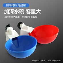 跨境新款鸡鸭鹅自动饮水碗家禽鹌鹑饮水器鸟鸽子喝水杯加大饮水碗