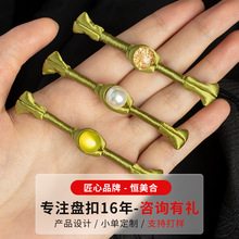 旗袍盘扣扣子复古绕线一字纽扣中式手工编织纽扣汉服服装辅料配件