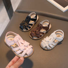 2023夏季新款女童婴儿凉鞋1-2岁宝宝鞋子小童软底学步鞋一件代发