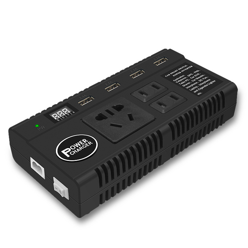 12V24V转220V通用车载逆变器多功能汽车电源转换器插座USB充电器