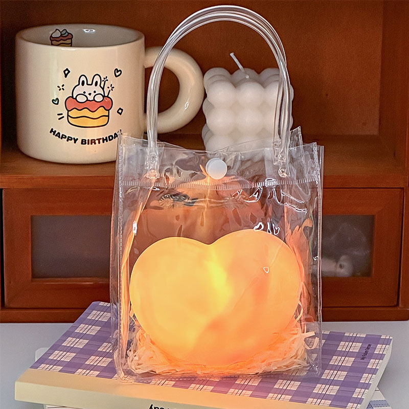 Luz de noche de vinilo de dibujos animados creativo de cabecera faro Internet celebridad juguetes luminosos para niños puesto de mercado nocturno suministro al por mayor