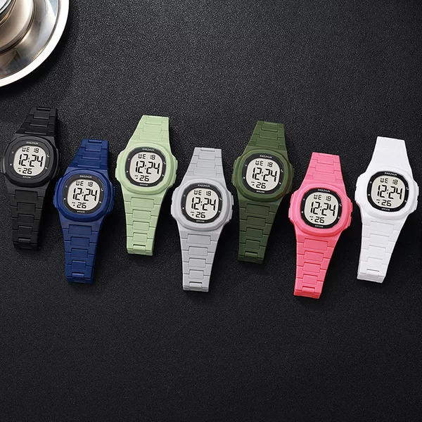 Outdoor Sports Watch, Mountaineering, Swimming, Waterproof Electronic Watch, Alarm Clock, Multi-Function Luminous Men's Student Watch Wholesale