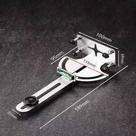 【新款】旋转水平仪支架瓦工贴砖木工吊顶激光水平仪挂架