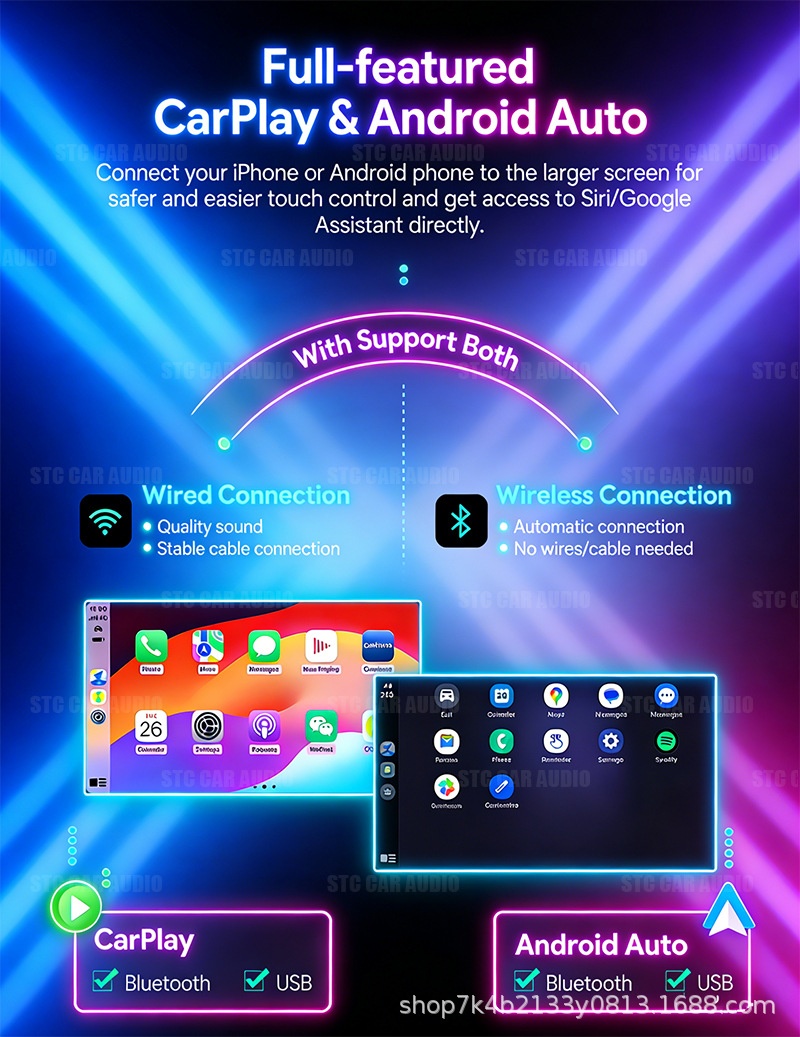 9inch Android car navigation all-in-one device with large central control screen, mobile phone connectivity, CarPlay, smart car system, universal model