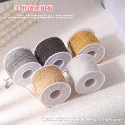 Net red explosions nail steel ball chain chain jewelry wholesale nail accessories fine chain manufacturers