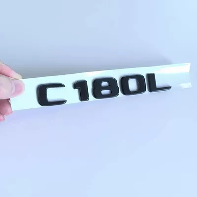 Car logo — sticker - standard-c180l-character-sticker-black-label