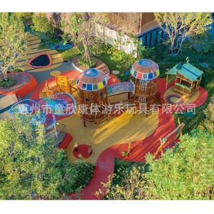 Large Outdoor Non-standard Combination Slide Facility Kidsren's Park Scenic Spot Unpowered Stainless Steel Amusement Equipment