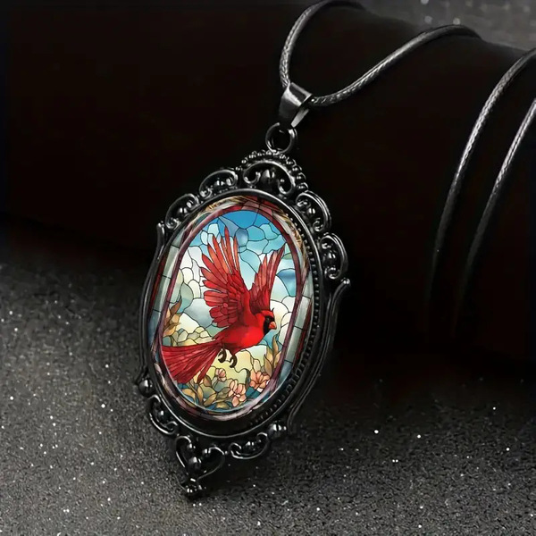 Elegant glass pendant