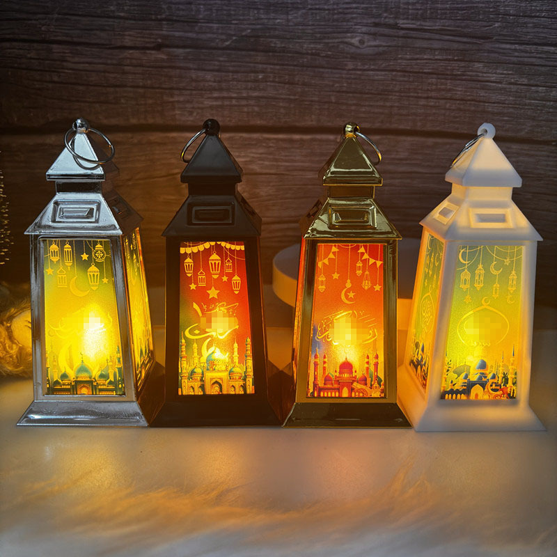 New Festive Decoration Middle Eastern Holiday Supplies Home Hanging Decoration Moon Castle Candlestick Electronic Candle Wind Lamp New Festive Decoration Middle Eastern Holiday Supplies Home Hanging Decoration Moon Castle Candlestick Electronic Candle Wind Lamp