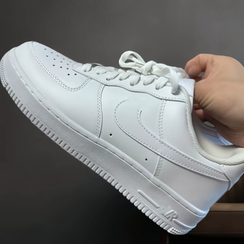 Putian Pure Original High Version Air Force Air Force No. 1 Men's and Women's Sneakers White Shoes Versatile Campus Casual Shoes