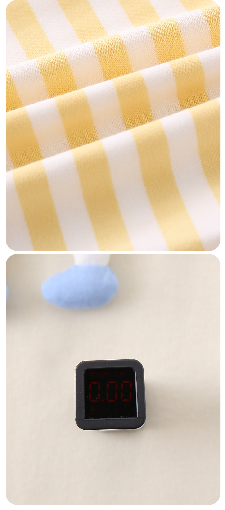 Ensemble deux pièces pour bébé t-shirt rayé et salopette_voghion.com
