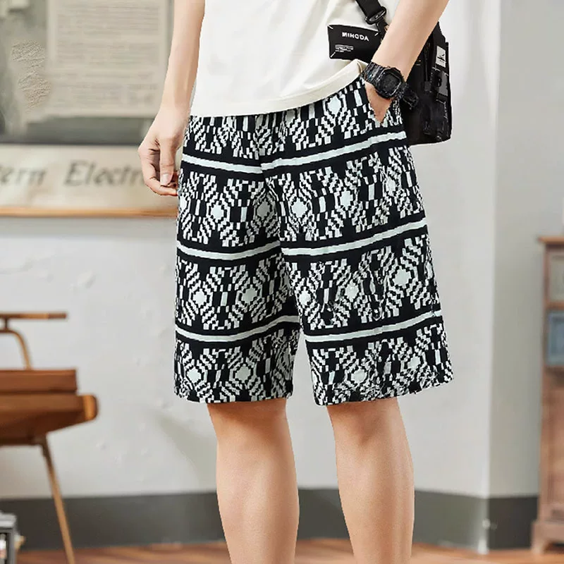 Shorts, thin sports trousers, oversize, plus size