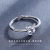 Fashionable classic ring for St. Valentine's Day, Korean style, simple and elegant design, Birthday gift, wholesale