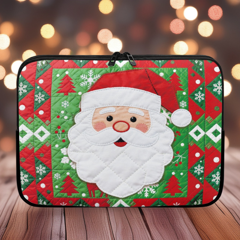 Cute Santa Claus Computer Bag for Travel and Office Portable Convenient Zipper Computer Storage Bag with a Minimum Order of One Piece Cute Santa Claus Computer Bag for Travel and Office Portable Convenient Zipper Computer Storage Bag with a Minimum Order of One Piece