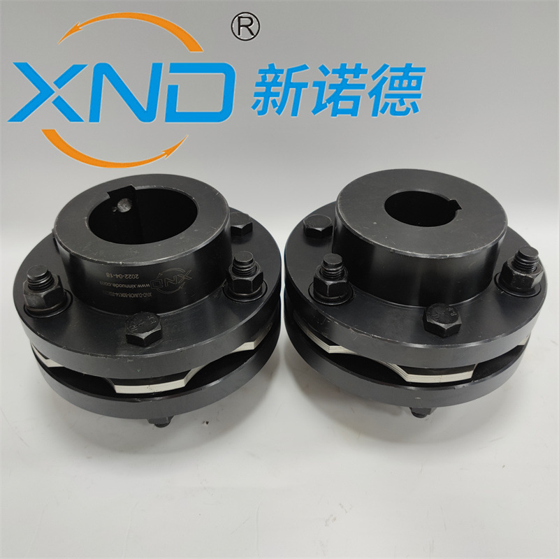 DJM05金属膜片联轴器电机减速机泵钢片联轴器45#钢发黑大扭矩工厂