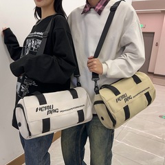 乾濕分離運動健身包獨立鞋倉短途手提圓桶旅行包大容量行李收納袋