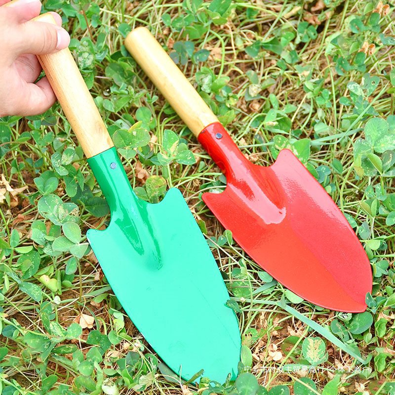 산나물을 파는 콜리플라워 작은 삽 망간강 야외 파기 도구 원예 가정용 야채 삽 바다 잡기