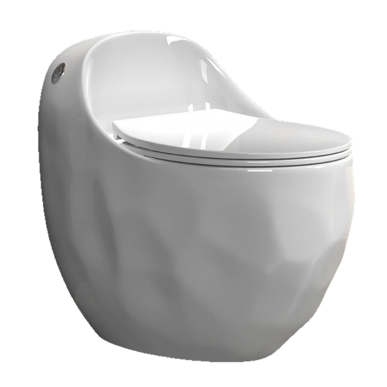 Color redondo inodoro creativo personalizado sifón silencioso descarga inodoro gran tubo huevo asiento ahorro de agua