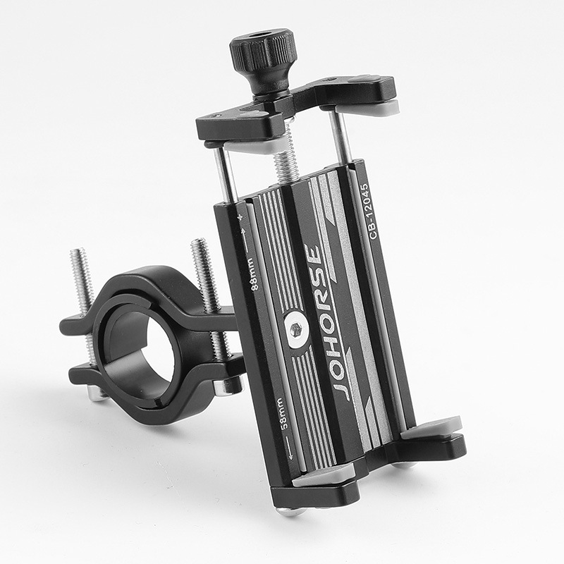 Bicycle aluminum alloy mobile phone holder 360° rotatable electric vehicle motorcycle mobile phone navigation fixed bracket