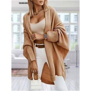 Z 23601 Women's bat sleeve knit cardigan Ůʿ������ë���_��