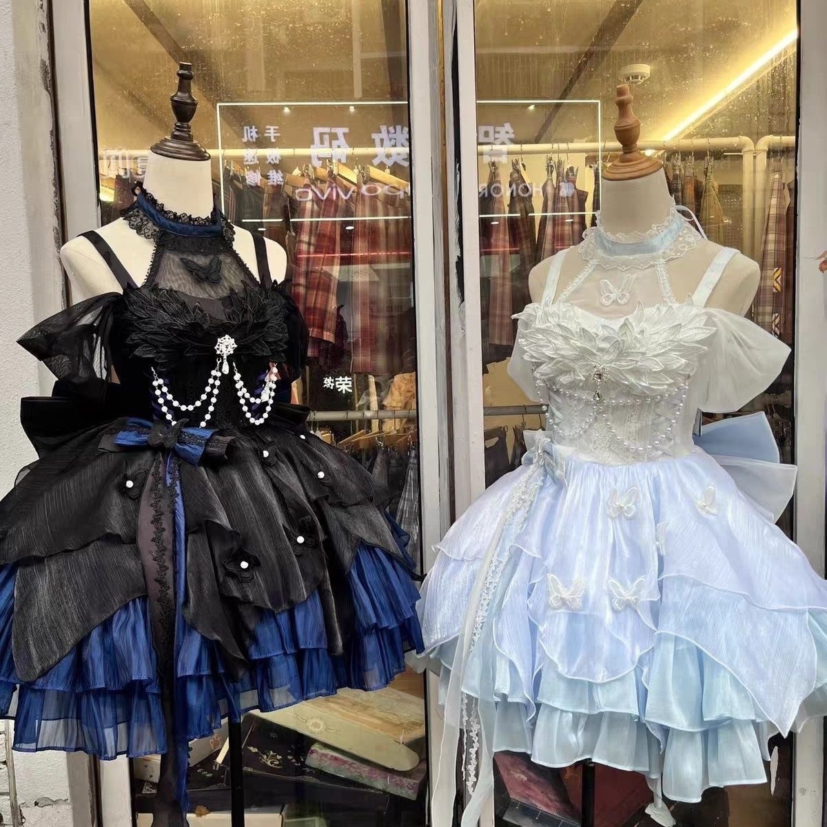 天鹅湖现货洛丽塔千金公主礼服lolita蝴蝶生日蓬蓬裙成人礼厂家直