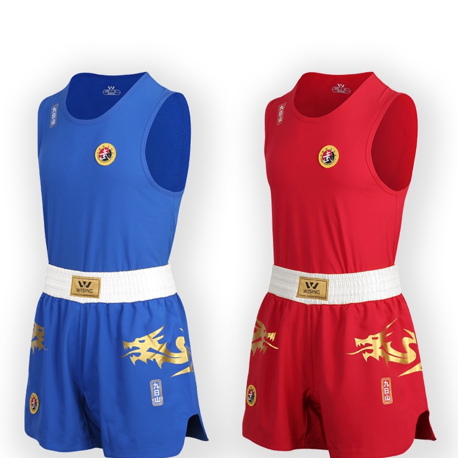 散打服男女龙凤服成人儿童武术拳击专业比赛训练服装散打衣