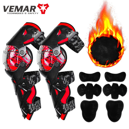 Motorcycle knee pads for all seasons riders riding anti-fall motorcycle off-road protective gear leg protection equipment for men and women summer windproof