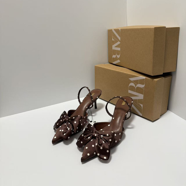 Z Autumn high heels pointed-toe with bow