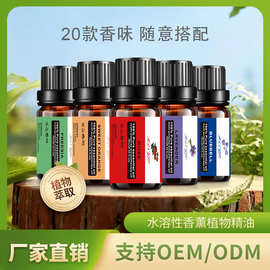 跨境外贸10ML加湿器水溶性香薰精油 扩香石香薰灯 扩香木