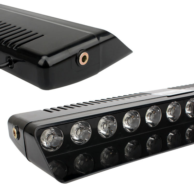 Factory Direct Supply High-Power 12Led Car Front Glass Flash Light Shovel-Type Suction Cup Light Warning Light