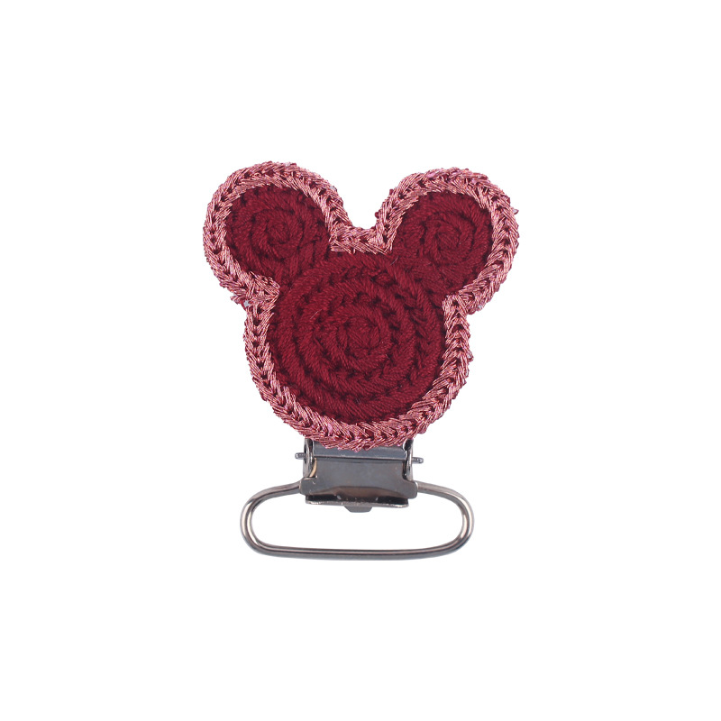 Suministros de bebé nuevo crochet DIY animal chupete clip calmante bebé animal clip chupete anti-gota cadena Accesorios