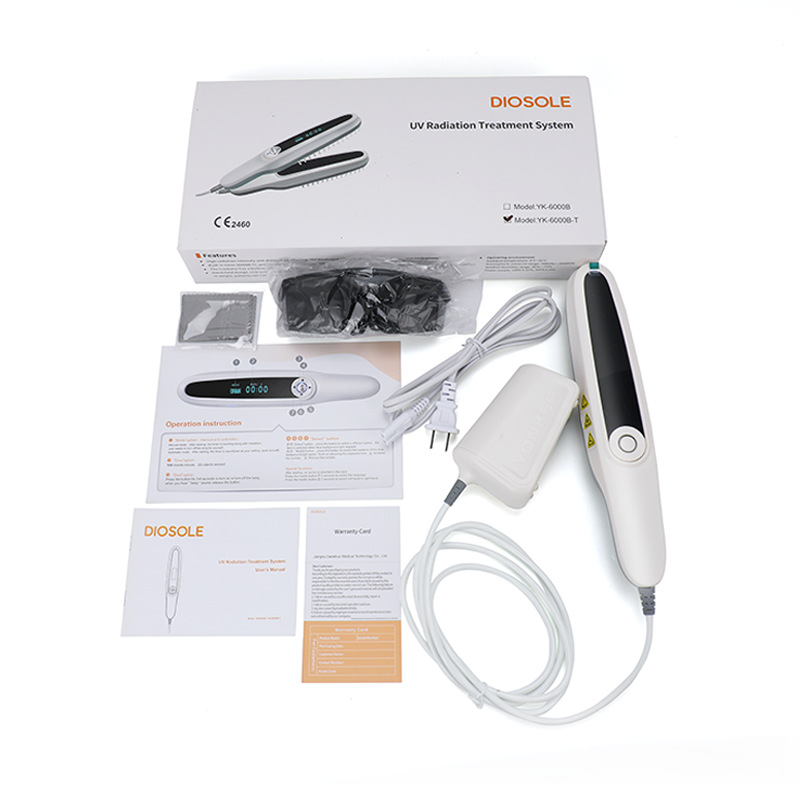 Instrumento de fototerapia UV instrumento de belleza de la piel del hogar instrumento de belleza de enfermería fábrica al por mayor
