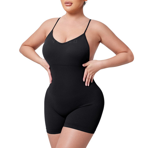 Women's Sexy Lolita Backless Bodysuit European and American Fashion Sports Tight-fitting High-waisted Hip-lifting Fitness Yoga Wear
