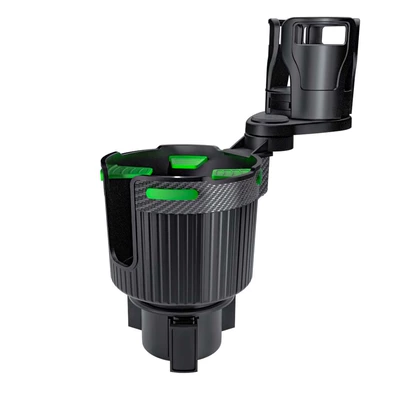 Car Accessories New Model Large Car Cup Holder, Dual Cup Holder for Car, Multifunctional Car Cup Holder (Car cup holder/beverage holder) - ac-2378-green