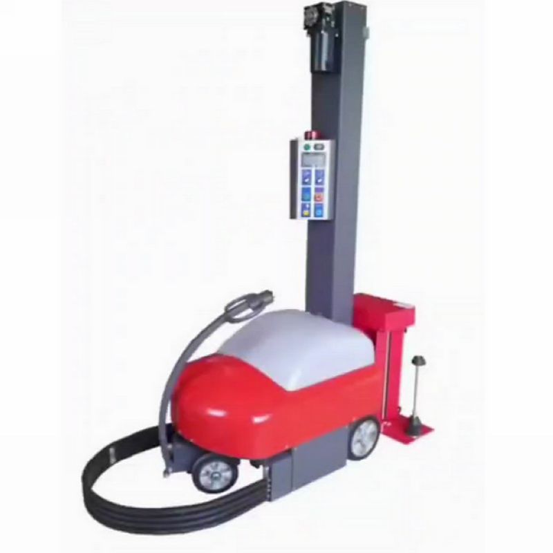 永创自走式托盘缠绕机 自行式预拉伸缠绕膜包装机 全自动