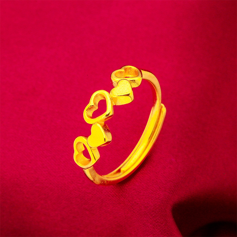 Fashionable matte ring